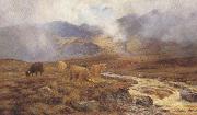 Louis bosworth hurt On Rannoch Moor (mk37) china oil painting artist